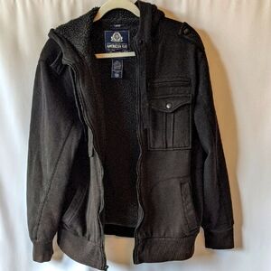 American Rag Black Hooded Jacket